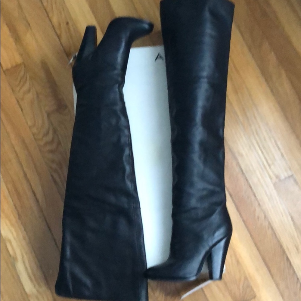 Aldo knee high black boots